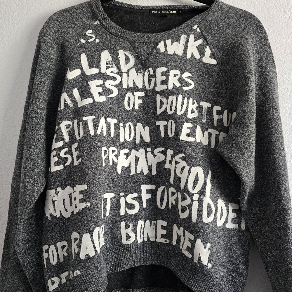 Rag & Bone Graffiti Crew / Grey - Picture 2 of 4